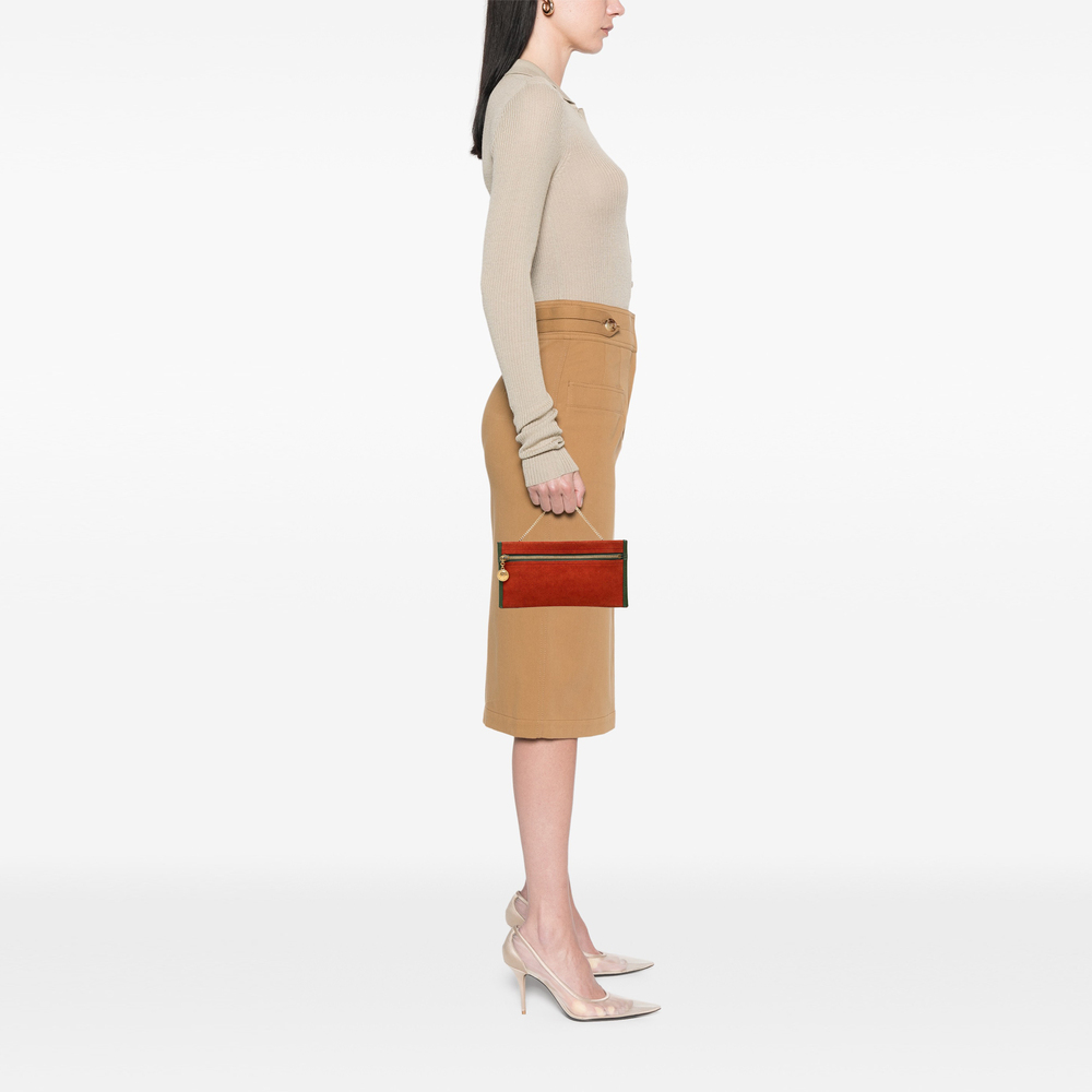 Pre-Loved Gucci Suede Rajah Pouch - Picture 6 of 6